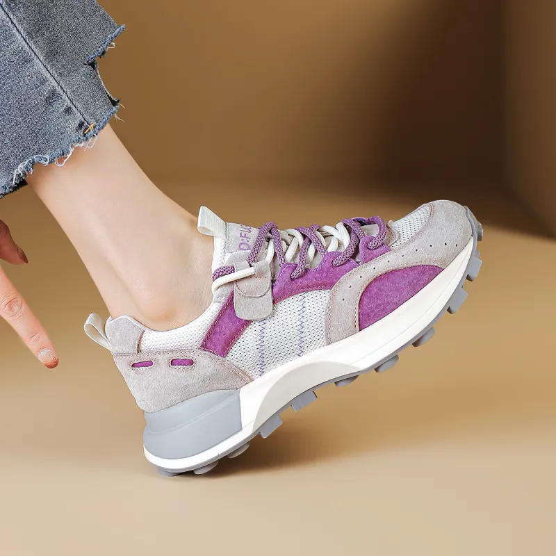 D FUSE SCANDINAVIA Low Top Chunky Sneakers Women's-1