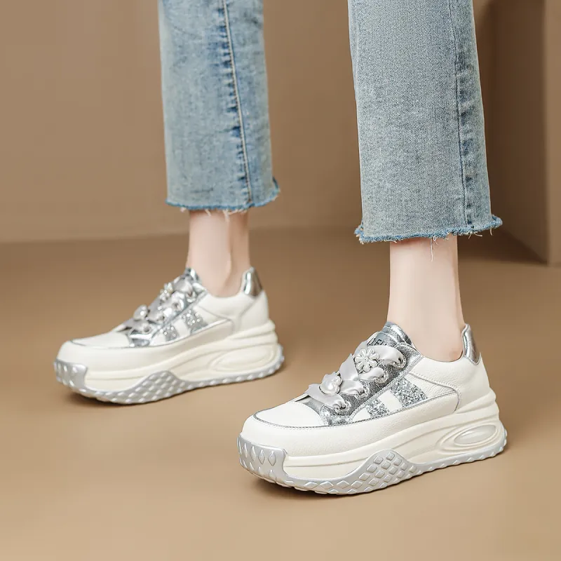 D:FUSE SCANDINAVIA Ah-Gan Shoes Low-Top Chunky Sneakers Women's-17