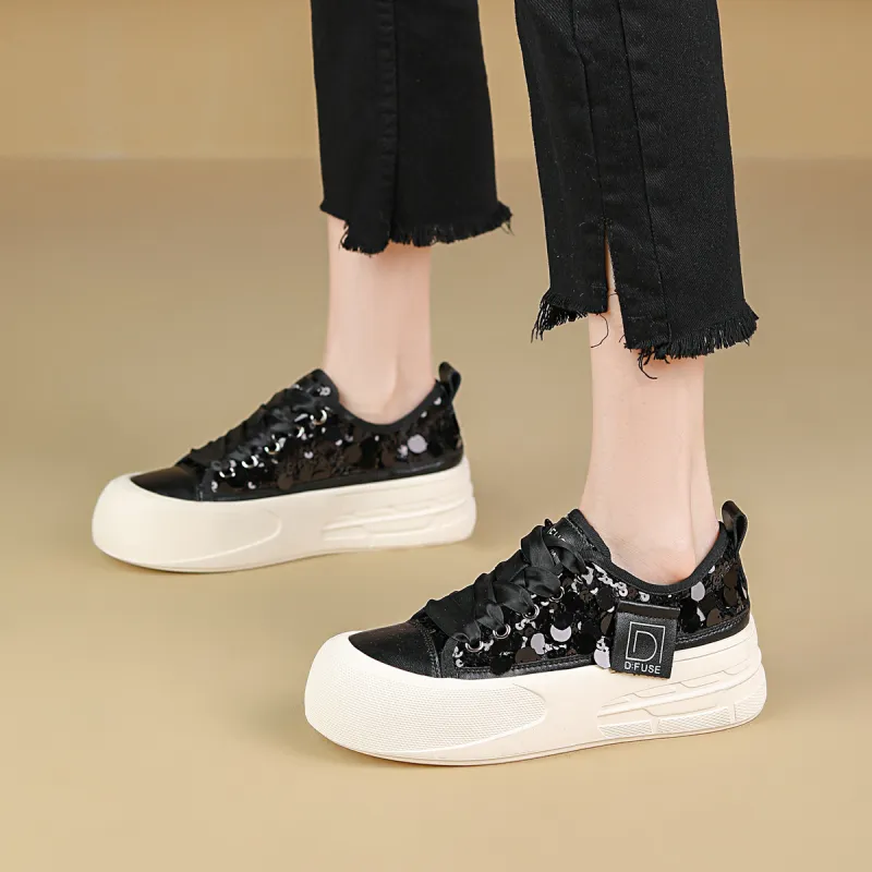 D:FUSE SCANDINAVIA Lightweight Wear-Resistant And Slip-Resistant Low-Top Skateboard Shoes Women's-3