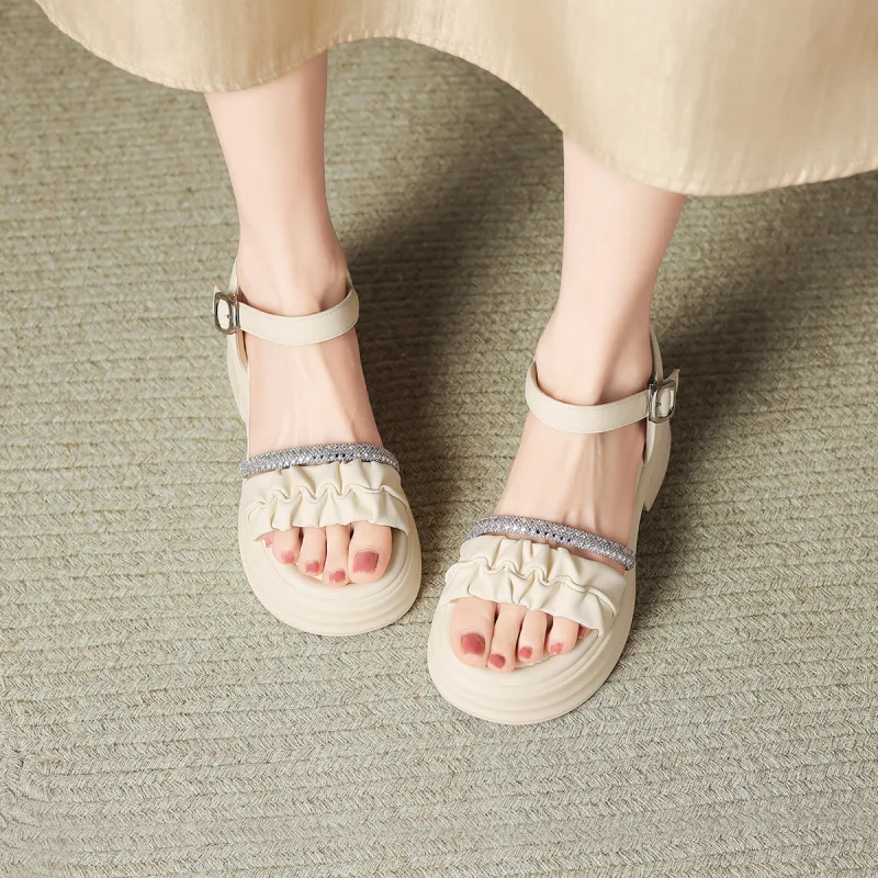 D FUSE SCANDINAVIA One Strap Sandals Women's-1