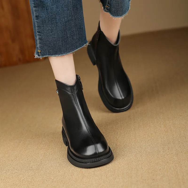 D FUSE SCANDINAVIA Ankle Boots Women's Black-5