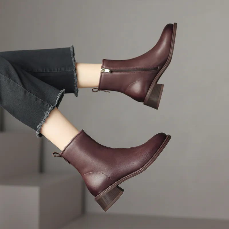 D FUSE SCANDINAVIA Ankle Boots Women's Brown-3