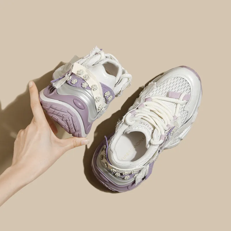 D FUSE SCANDINAVIA Low Top Chunky Sneakers Women's-13