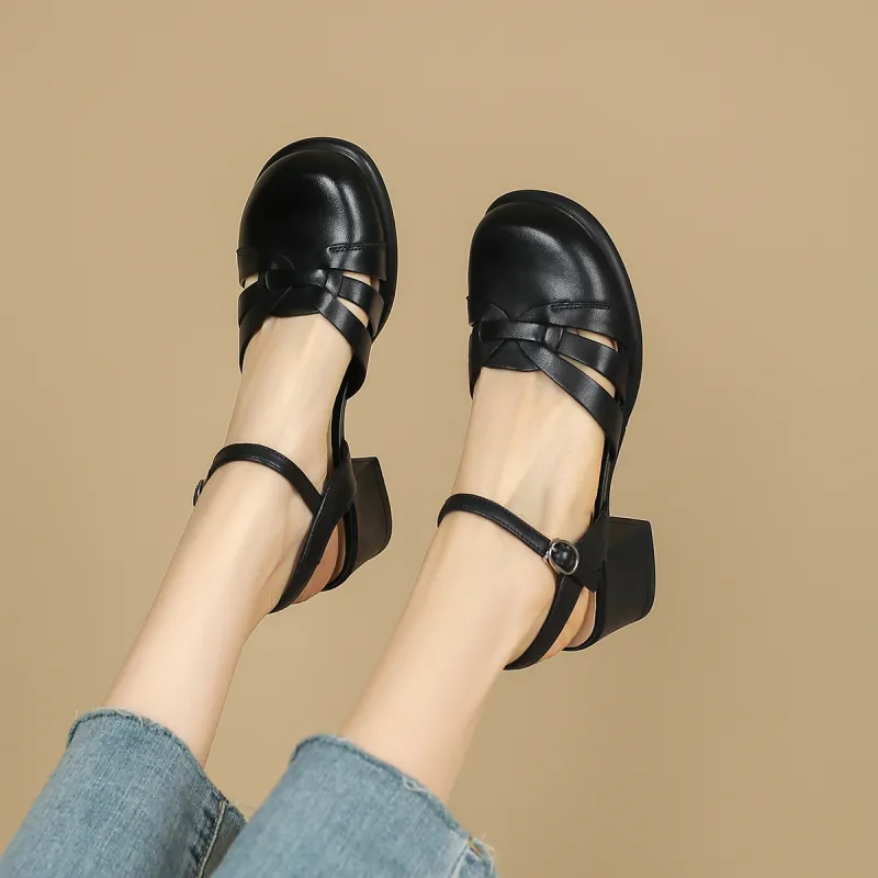 D FUSE SCANDINAVIA Wrap up Sandals One Strap Sandals Women's-5