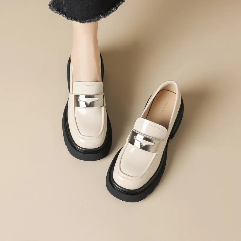 D FUSE SCANDINAVIA Loafers 7.5cm Women's Black-10