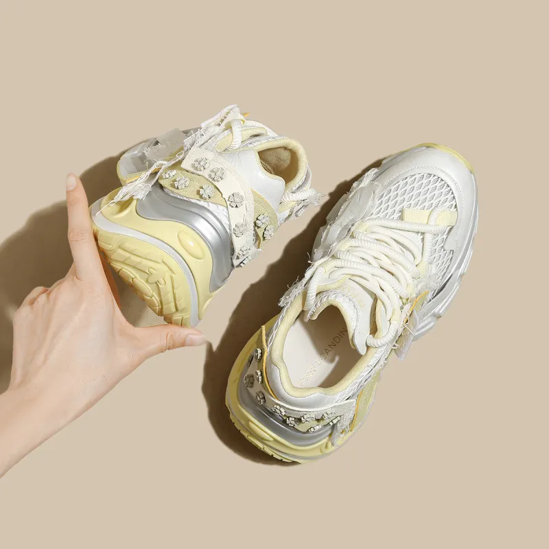 D FUSE SCANDINAVIA Low Top Chunky Sneakers Women's-20