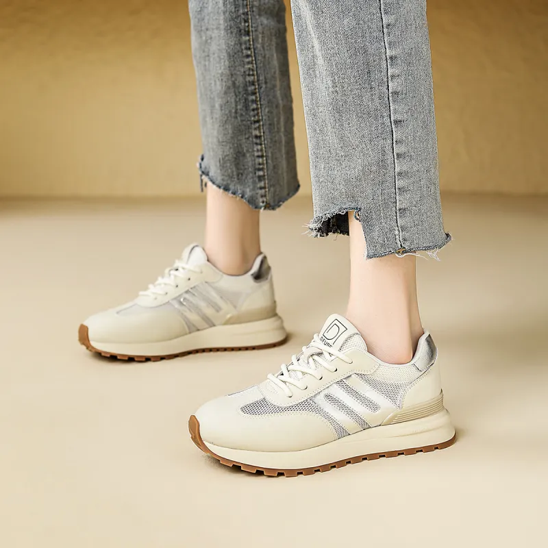 D:FUSE SCANDINAVIA Ah-Gan Shoes Cushioning Anti-Slip And Wear-Resistant Low-Top Chunky Sneakers Women's-4