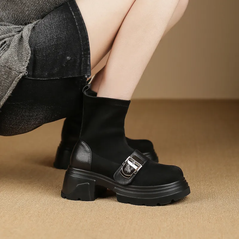 D FUSE SCANDINAVIA Ankle Boots Women's-10