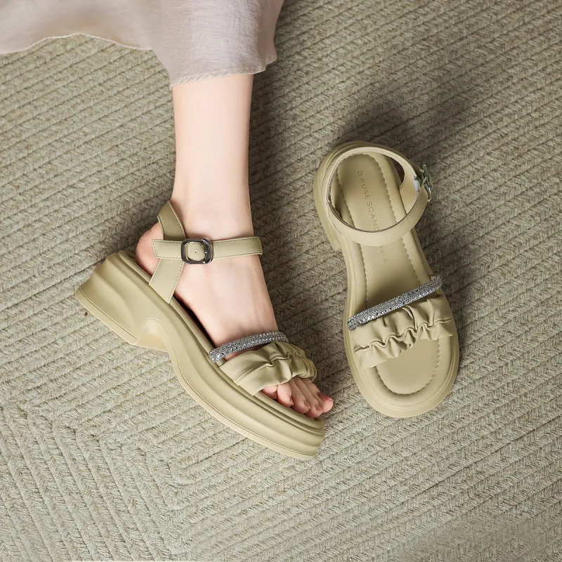 D FUSE SCANDINAVIA One Strap Sandals Women's-6