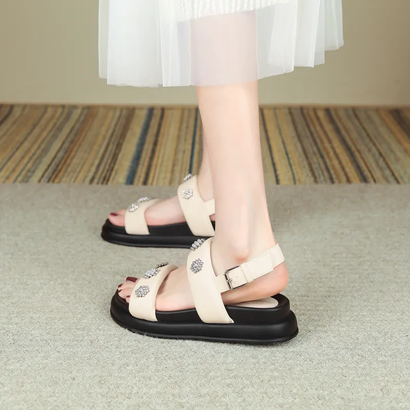D FUSE SCANDINAVIA One Strap Sandals Women's-11