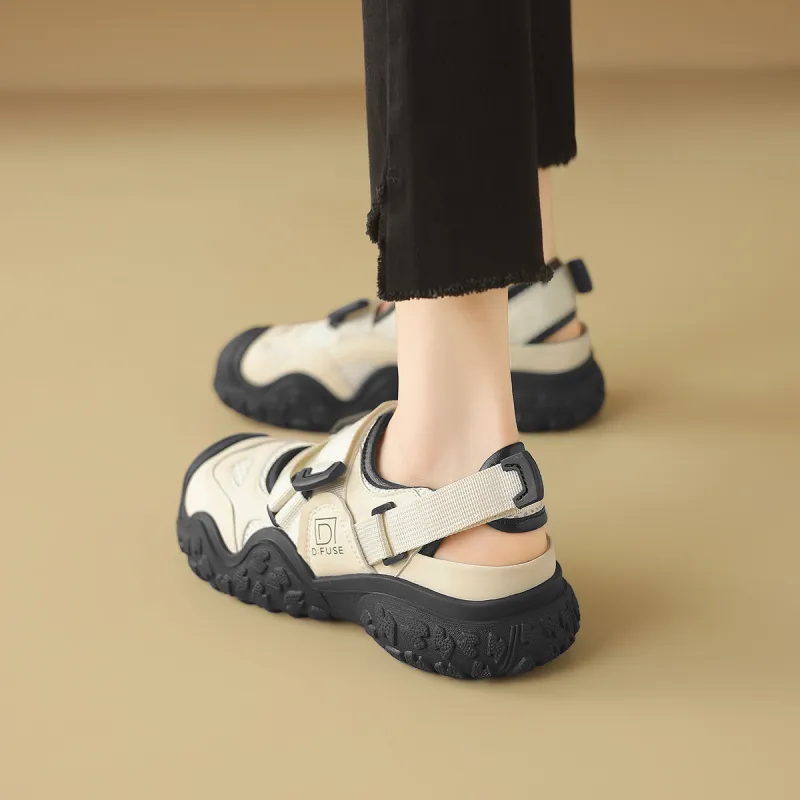 D FUSE SCANDINAVIA Abrasion Resistant Lightweight Height Increasing Low Top Casual Shoes Women's-3