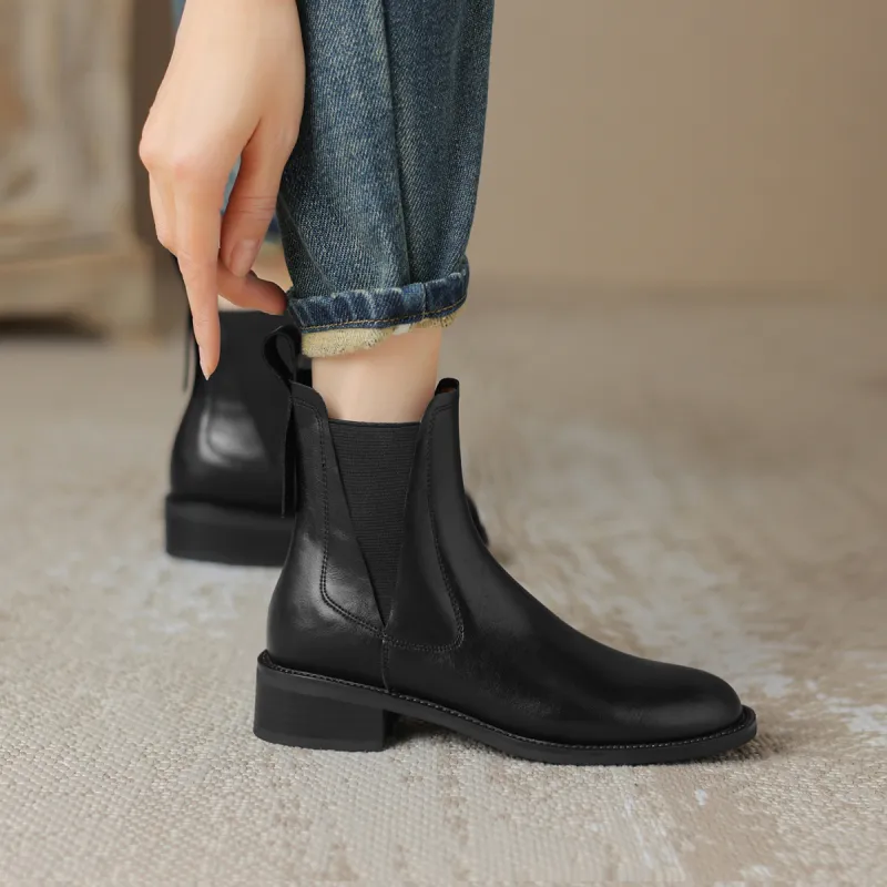 D:FUSE SCANDINAVIA Short Chelsea Boots Women's-4