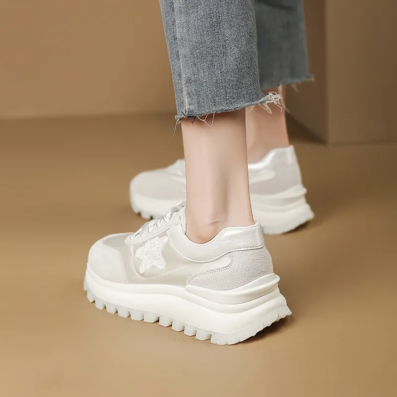 D:FUSE SCANDINAVIA Ah-Gan Shoes Low-Top Chunky Sneakers Women's-7