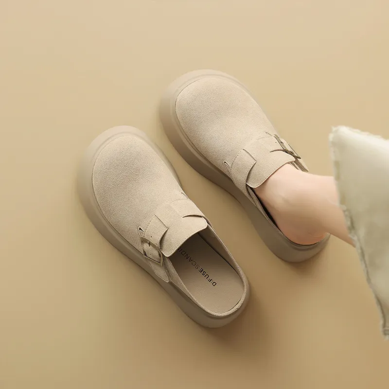 D FUSE SCANDINAVIA Odor Resistant Abrasion Resistant Slip Resistant Wrap toe Slippers Women's-7