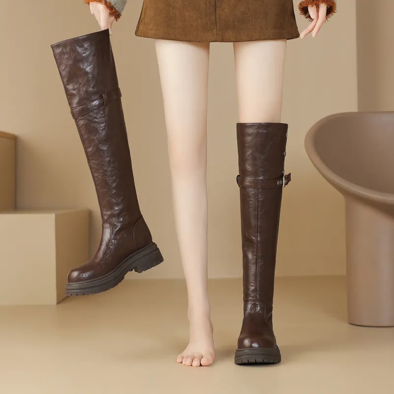 D:FUSE SCANDINAVIA Boot Over-the-knee Boots Women's-1