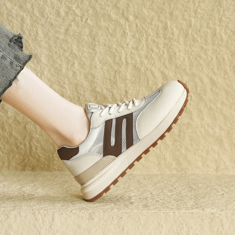 D:FUSE SCANDINAVIA Ah-Gan Shoes Cushioning Anti-Slip And Wear-Resistant Low-Top Chunky Sneakers Women's-10