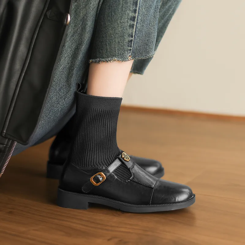 D:FUSE SCANDINAVIA Elastic Socks Boots Ankle Boots Women's-1