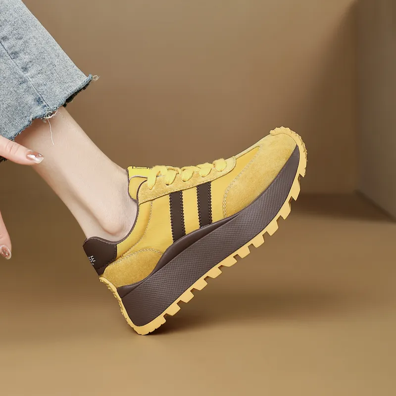 D:FUSE SCANDINAVIA Ah-Gan Shoes Anti-Slip And Wear-Resistant Lightweight Low-Top Casual Shoes Women's-3
