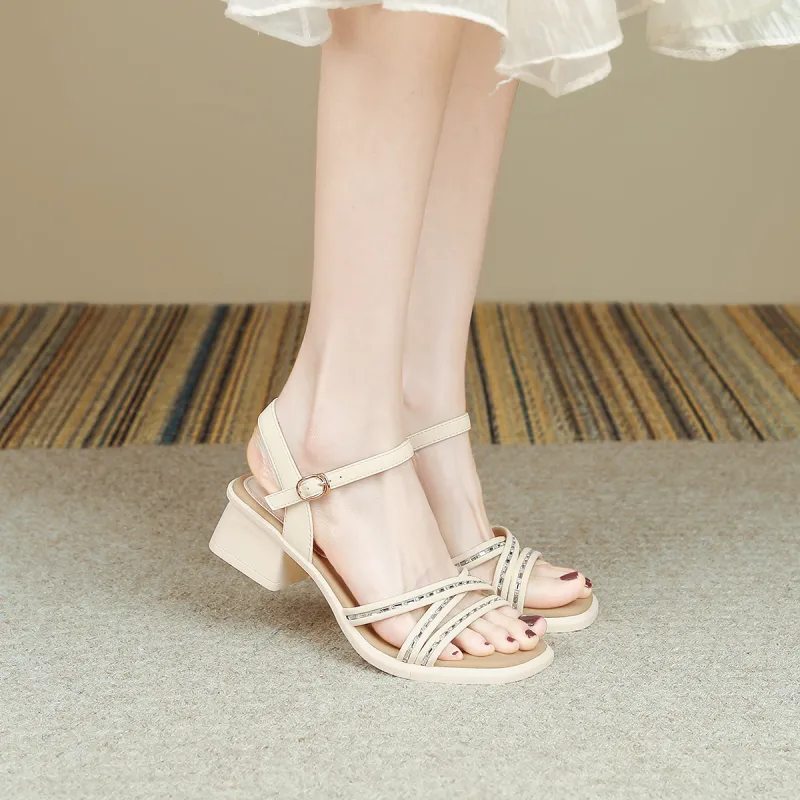 D FUSE SCANDINAVIA One Strap Sandals Women's-7