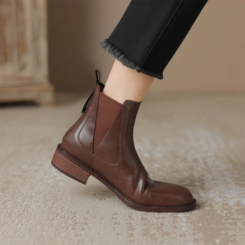 D:FUSE SCANDINAVIA Short Chelsea Boots Women's-8