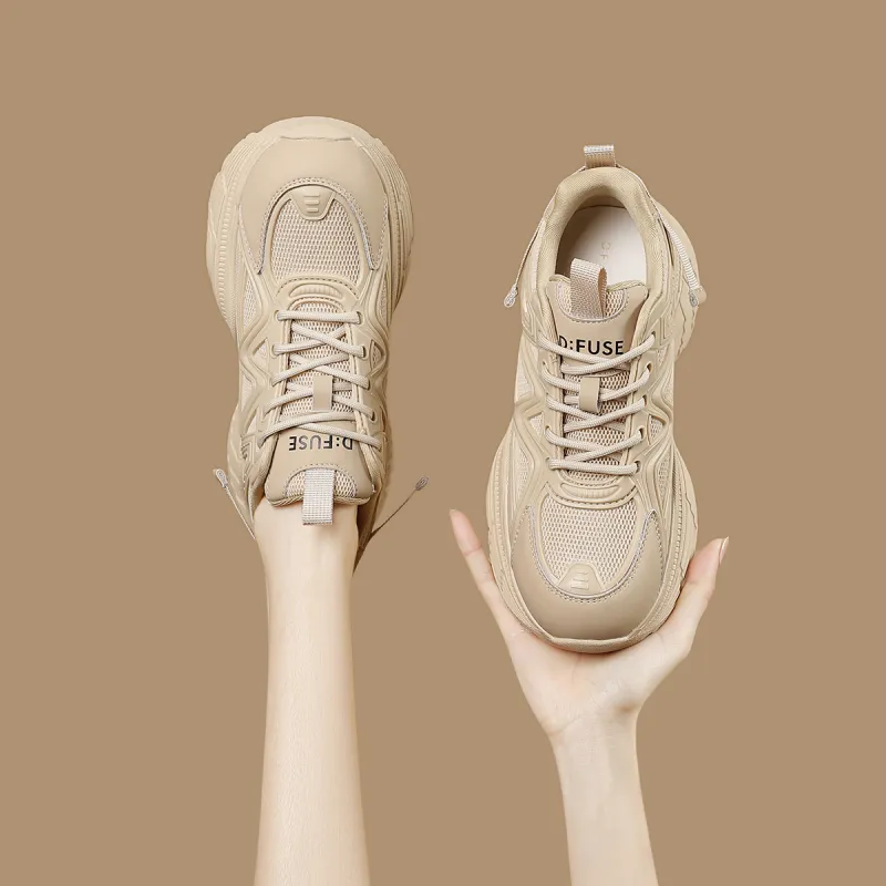 D FUSE SCANDINAVIA Anti Slip And Wear Resistant Lightweight Low Top Chunky Sneakers Women's-12