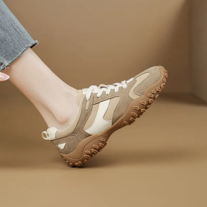 D:FUSE SCANDINAVIA Ah-Gan Shoes Anti-Slip And Wear-Resistant Lightweight Low-Top Casual Shoes Women's-3