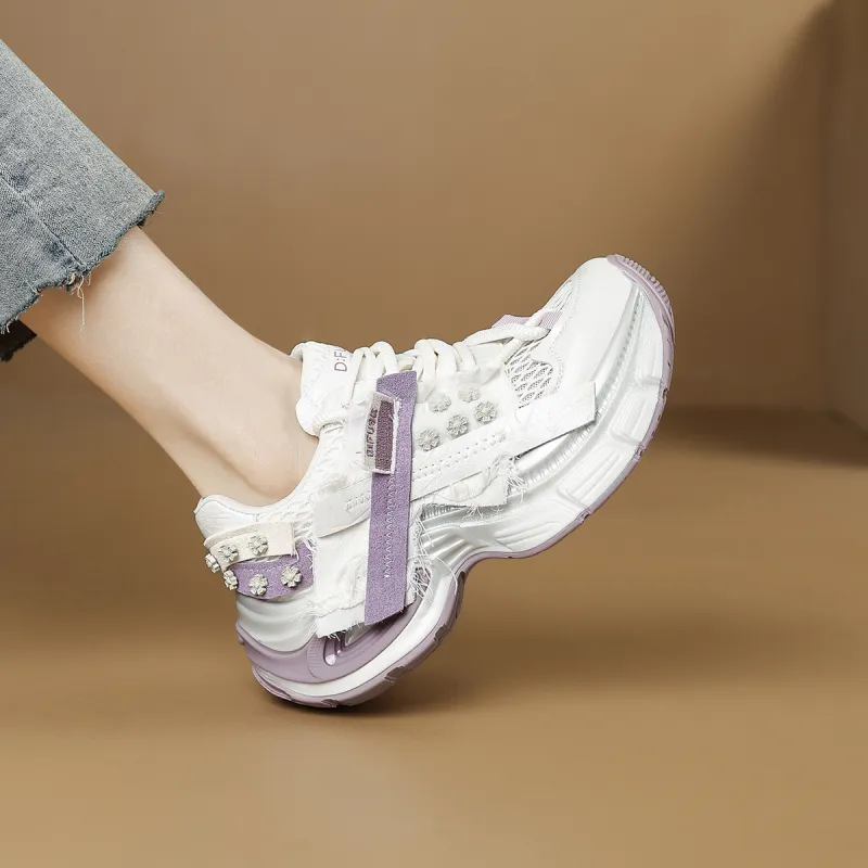 D FUSE SCANDINAVIA Low Top Chunky Sneakers Women's-11