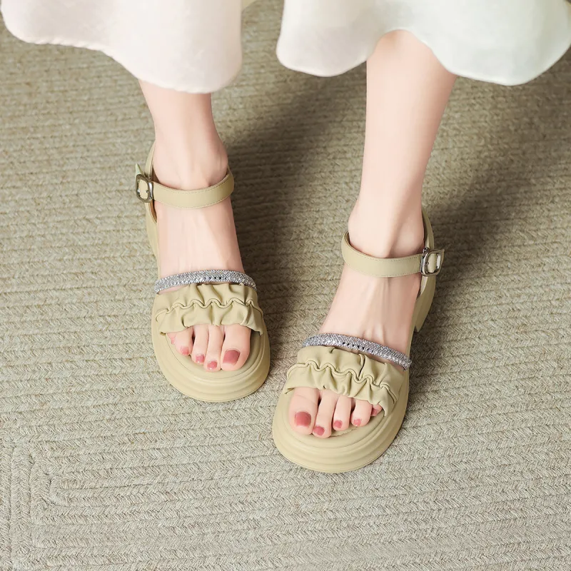 D FUSE SCANDINAVIA One Strap Sandals Women's-7