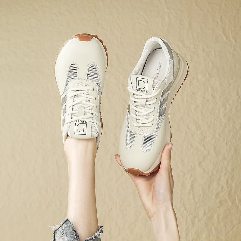D:FUSE SCANDINAVIA Ah-Gan Shoes Cushioning Anti-Slip And Wear-Resistant Low-Top Chunky Sneakers Women's-7