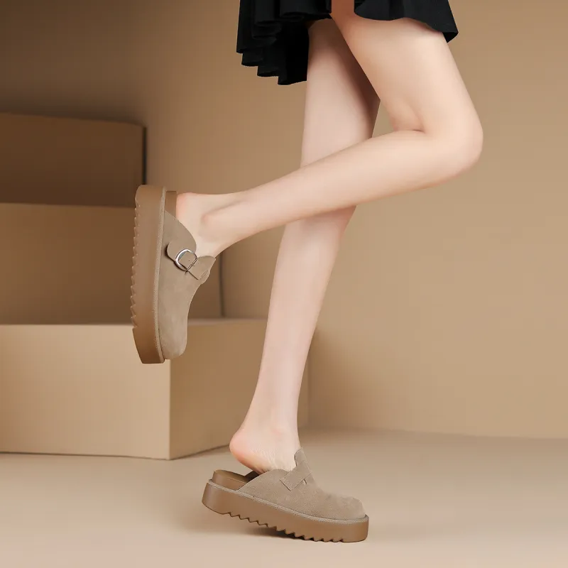 D FUSE SCANDINAVIA Quiet Abrasion Resistant Closed Toe Slippers Women's-11