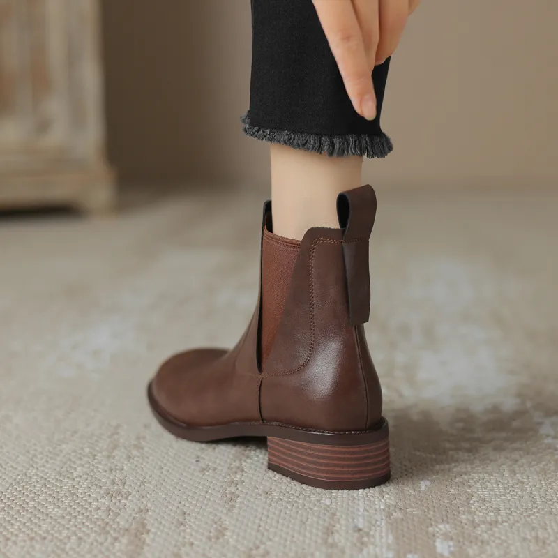 D:FUSE SCANDINAVIA Short Chelsea Boots Women's-12