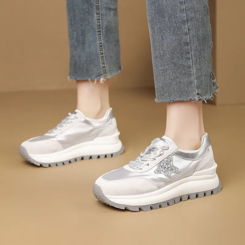 D:FUSE SCANDINAVIA Ah-Gan Shoes Low-Top Chunky Sneakers Women's-4