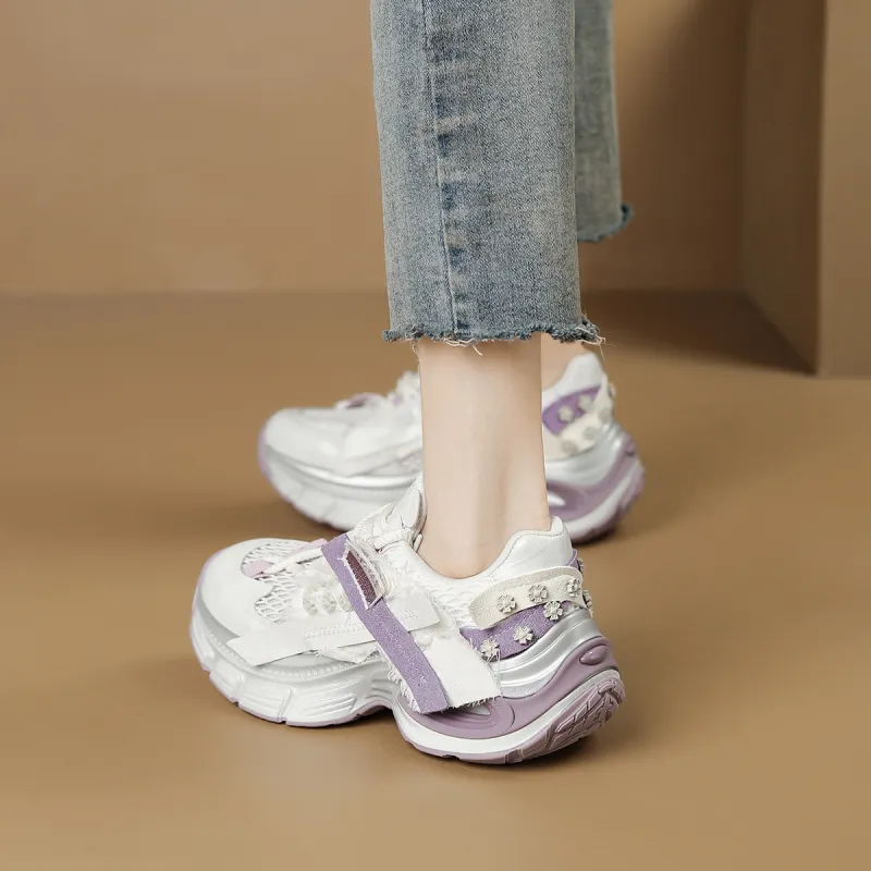 D FUSE SCANDINAVIA Low Top Chunky Sneakers Women's-10