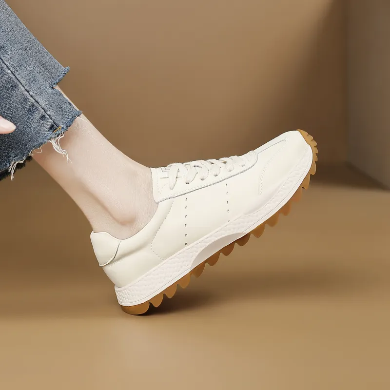 D FUSE SCANDINAVIA Low Top Casual Shoes Women's Ecru-4
