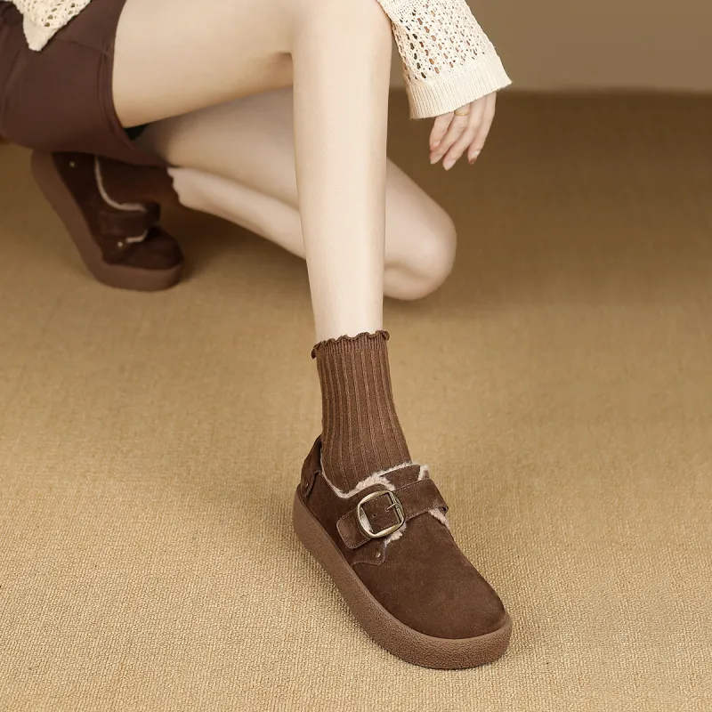 D FUSE SCANDINAVIA Boken Shoes Casual Single Shoes Women's-4