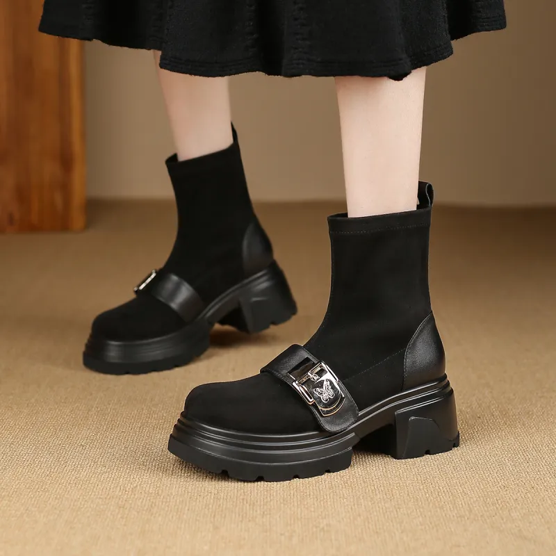 D FUSE SCANDINAVIA Ankle Boots Women's-8