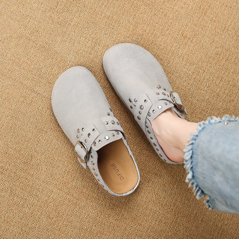 D FUSE SCANDINAVIA Odor Resistant Abrasion Resistant Slip Resistant Wrap toe Slippers Women's-15