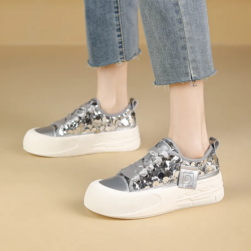 D:FUSE SCANDINAVIA Lightweight Wear-Resistant And Slip-Resistant Low-Top Skateboard Shoes Women's-11