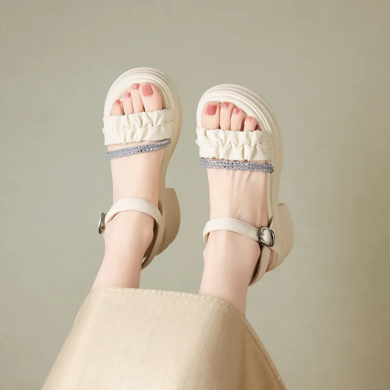 D FUSE SCANDINAVIA One Strap Sandals Women's-4