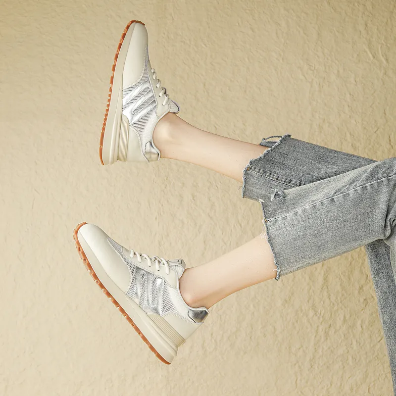D:FUSE SCANDINAVIA Ah-Gan Shoes Cushioning Anti-Slip And Wear-Resistant Low-Top Chunky Sneakers Women's-6