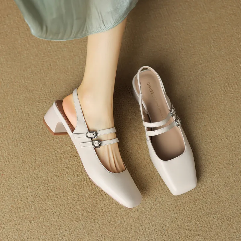 D FUSE SCANDINAVIA Commute Shoes High Heels Mary Jane Shoes Casual Single Shoes Women's-11