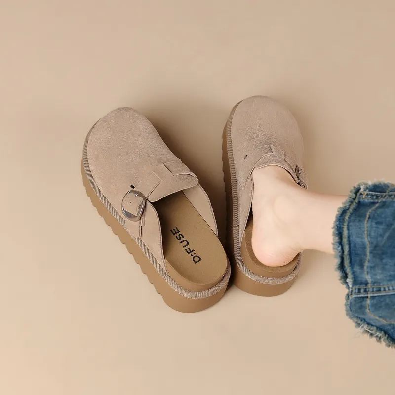 D FUSE SCANDINAVIA Quiet Abrasion Resistant Closed Toe Slippers Women's-10