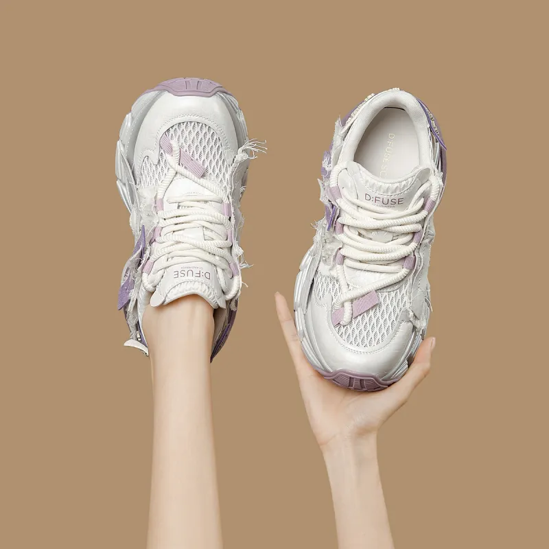 D FUSE SCANDINAVIA Low Top Chunky Sneakers Women's-12