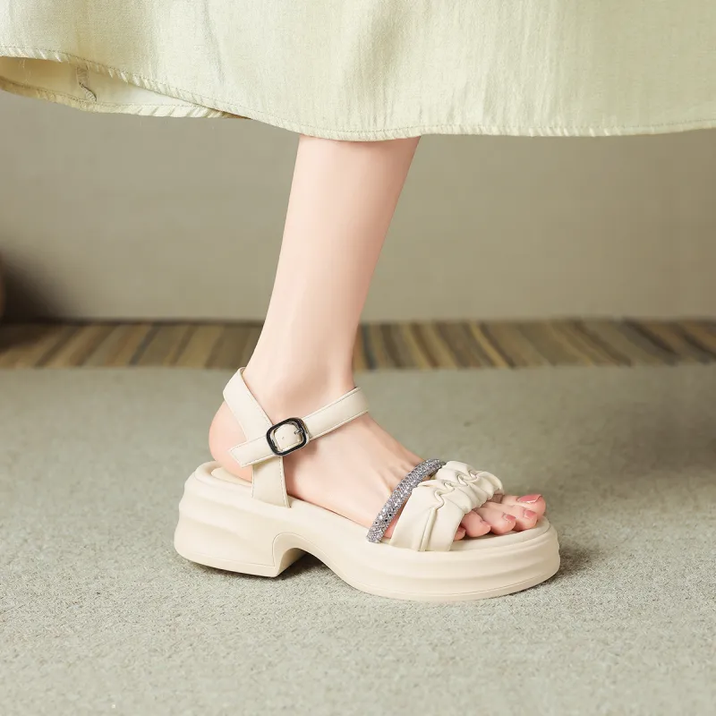 D FUSE SCANDINAVIA One Strap Sandals Women's-2