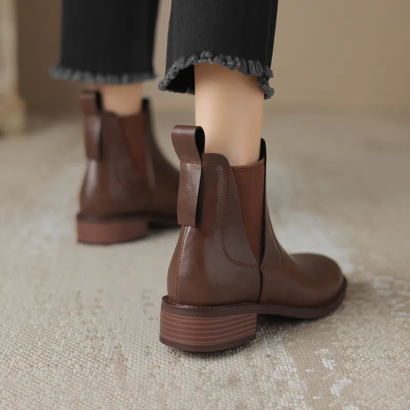 D:FUSE SCANDINAVIA Short Chelsea Boots Women's-11