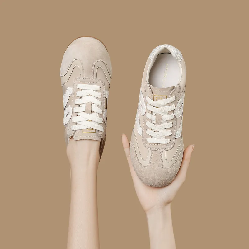 D FUSE SCANDINAVIA German Army Trainers Low Top Casual Shoes Women's-6