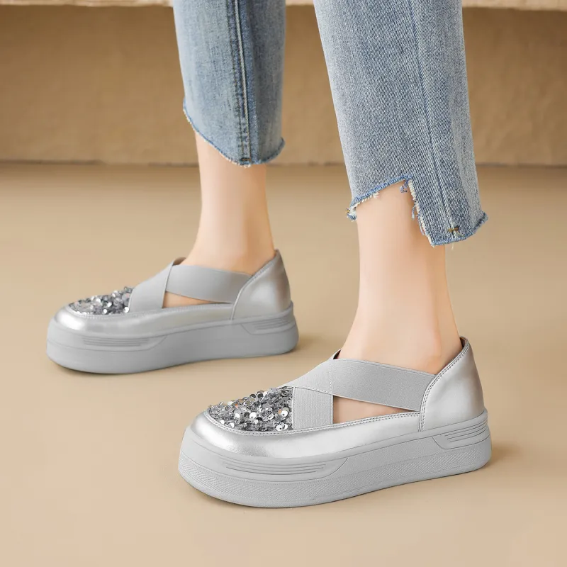 D FUSE SCANDINAVIA Flat Shoes Low Top Skateboard Shoes Women's-4