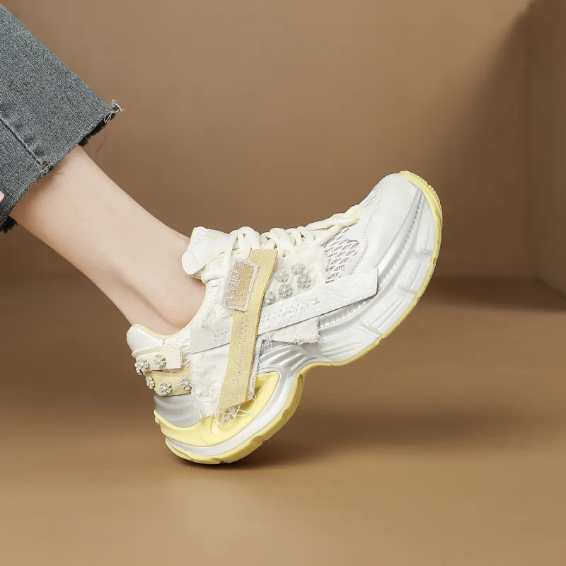 D FUSE SCANDINAVIA Low Top Chunky Sneakers Women's-18