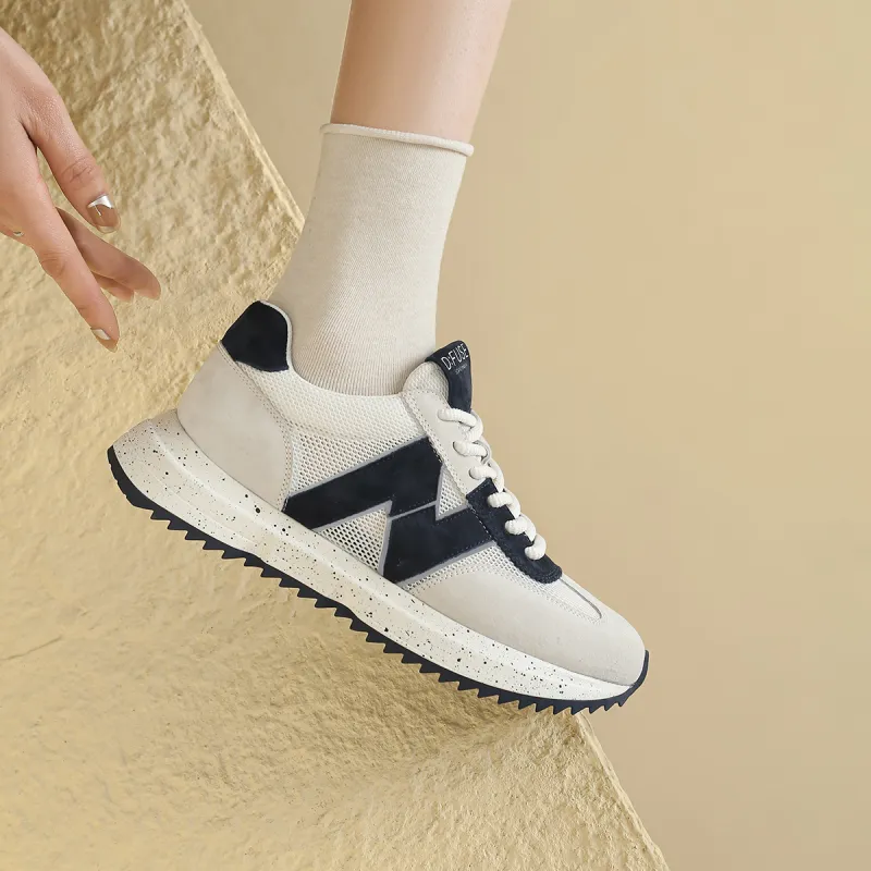 D FUSE SCANDINAVIA Ah Gan Shoes Cushioning Anti Slip And Wear Resistant Low Top Chunky Sneakers Women's-3
