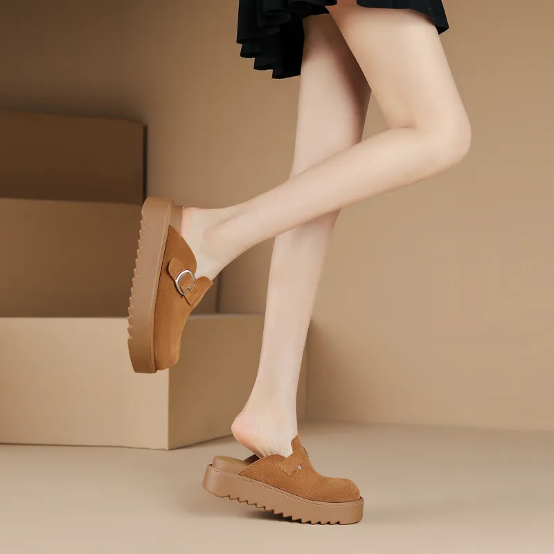 D FUSE SCANDINAVIA Quiet Abrasion Resistant Closed Toe Slippers Women's-7
